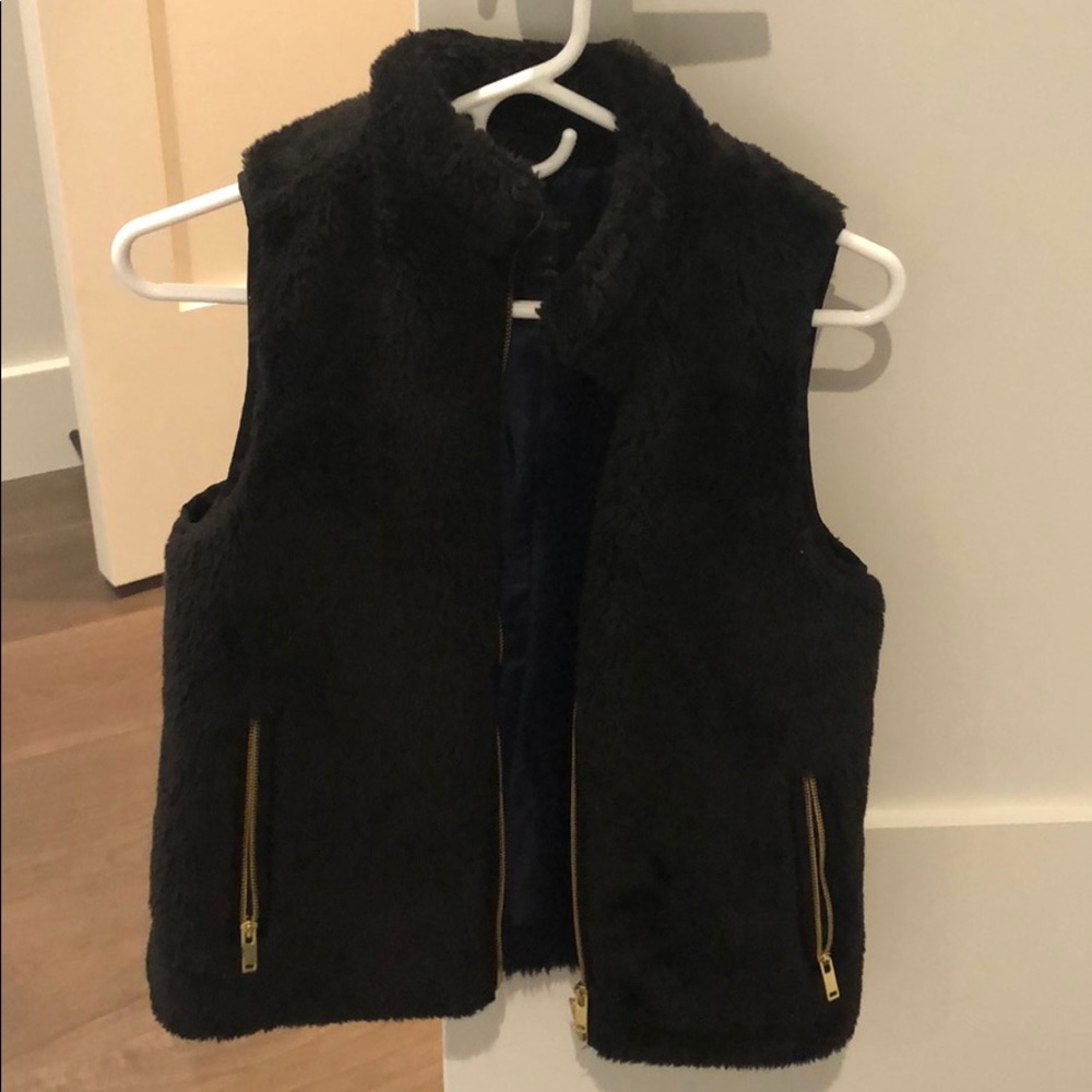 Jcrew Fur Vest